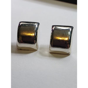 Sterling Silver Dome Post Earrings